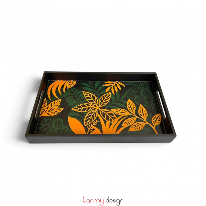 Rectangle lacquer tray 19*30 cm ( different designs )